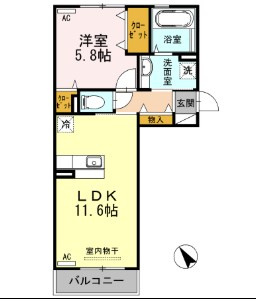 サニーヒルズの間取り