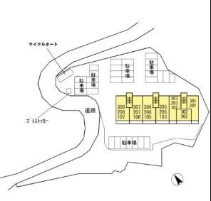 サニーヒルズの区画図