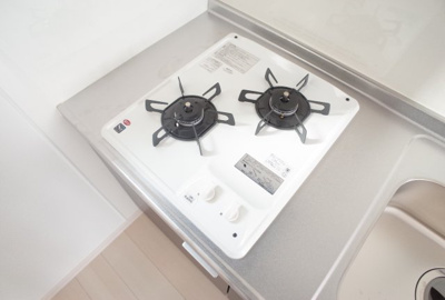 【キッチン】 | コート・ロッソ | 2口ガスコンロ