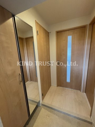 ノブレ梅北の玄関|落ち着いた玄関です