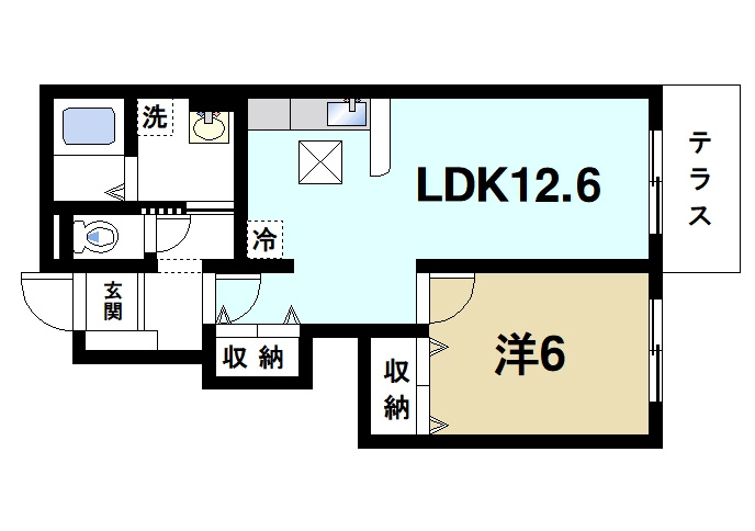 ブリーゼ・Ｆの間取り