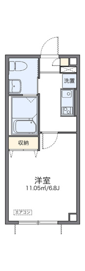 【間取り】 | レオパレス香行苑１号