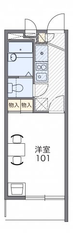 【間取り】 | レオパレスヴァーグ難波