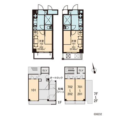 【区画図】 | レオパレス道頓堀