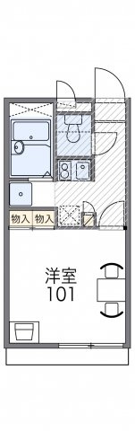 【間取り】 | レオパレスみやび