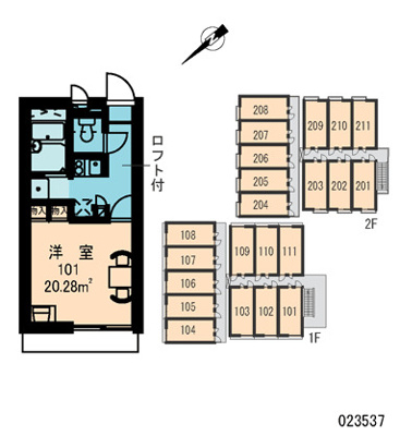 【区画図】 | レオパレスみやび