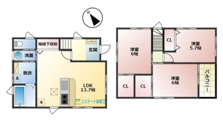 【間取り】 | ローズガーデン川口