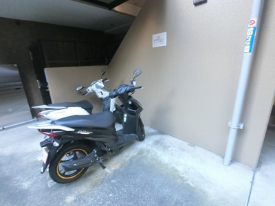 【その他共用部分】 | ラフィネステージ横濱蒔田 | バイク置場です。