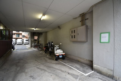 【その他共用部分】 | ライオンズマンション高砂 | 駐輪場・バイク置場です。