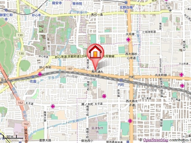 セントポーリア丸太町の地図