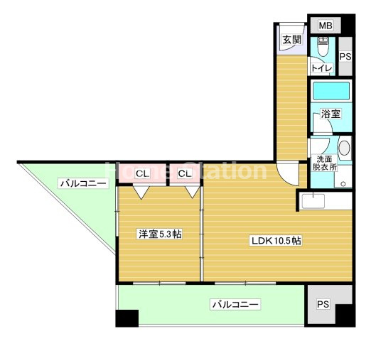 【間取り】 | グランドールサンパティオ