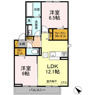 【間取り】 | クラレット　B棟