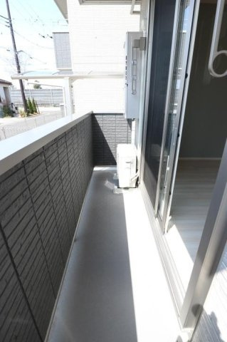 クラレット　A棟のバルコニー