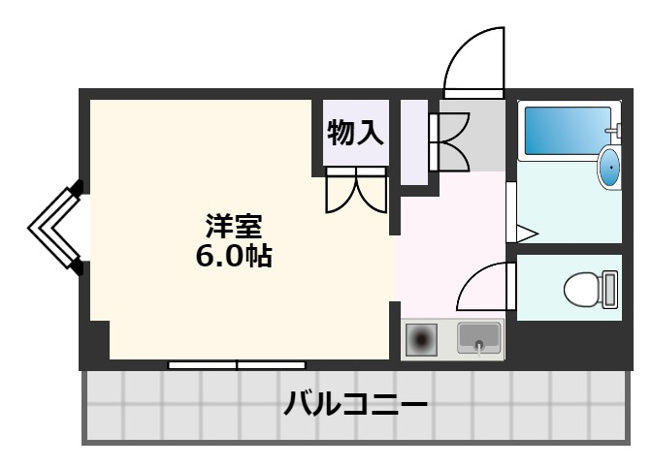 【間取り】 | ソレイユ片山