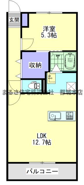 ミライデイズ都城の間取り
