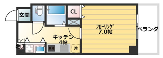 【間取り】 | Uro上六