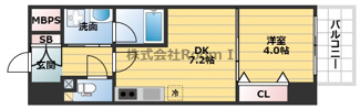 【間取り】 | レオンコンフォート本町東Ⅱ