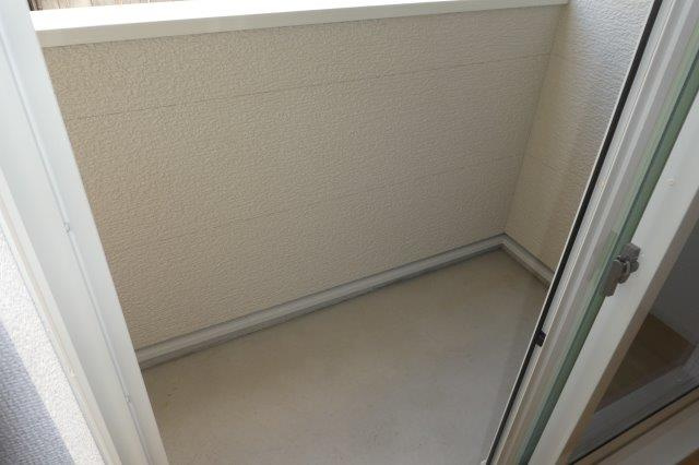 カーサプリートＡのバルコニー