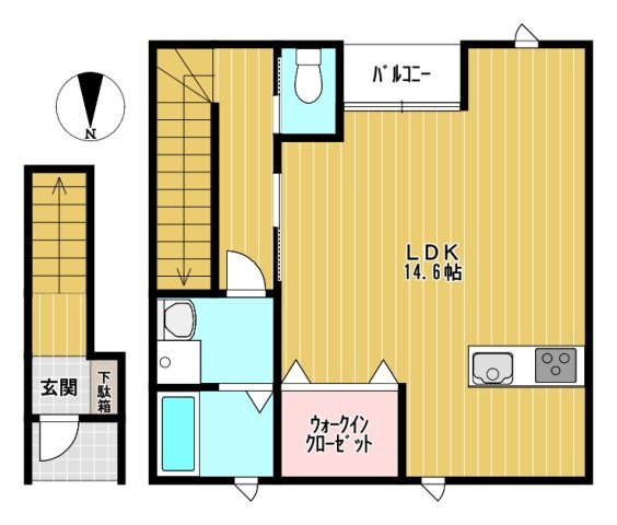 フェスタリア高塚の間取り|全部屋角部屋です。