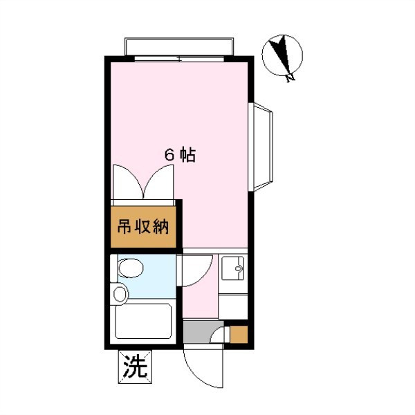 ハイムサンシャワーの間取り|使い勝手の良いコンパクトさ♪