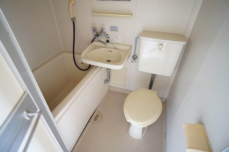 ハイムサンシャワーの浴室|ユニットバスは掃除がらくらく♪