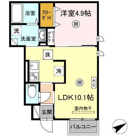 シュクルの間取り