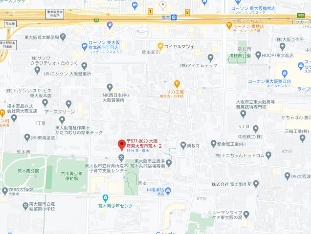 BELLハイツの地図
