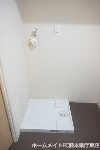 熊本市中央区上水前寺１丁目の賃貸マンションの洗面所