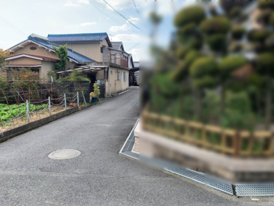 【前面道路含む現地写真】 | 大津市大江4丁目11-3　売土地