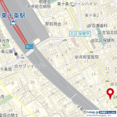 【地図】 | 日神パレス東十条