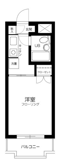 【間取り】 | ハイタウン多摩川ナンバー2