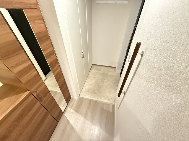 シャーメゾンレジデンスあすかの玄関|ゆったりとした玄関です