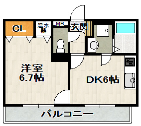 アスライフ宝塚山本ガーデンの間取り