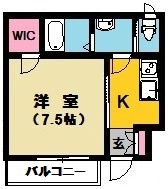 グランシャイン本八幡の間取り
