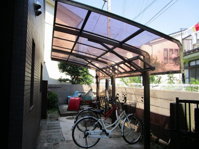 【その他共用部分】 | シャトルクローネ | 屋根付き駐輪スペース