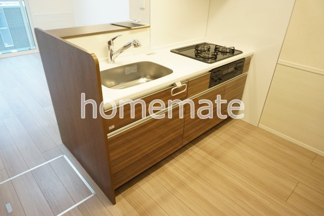 熊本市東区御領５丁目のアパートのキッチン