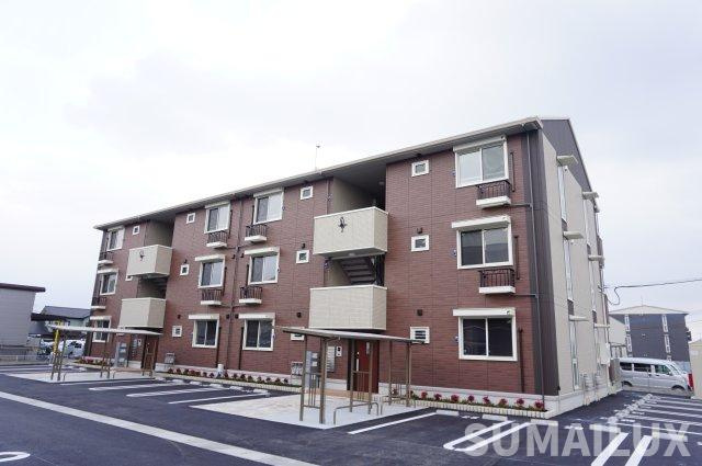 熊本市東区御領５丁目のアパートの外観