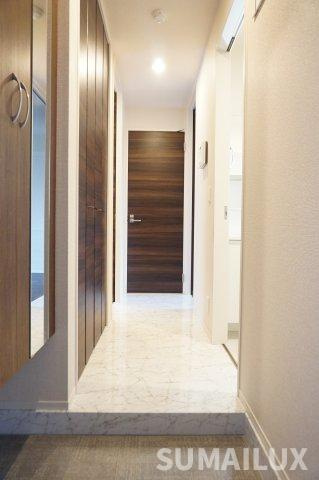 熊本市東区御領５丁目のアパートの玄関