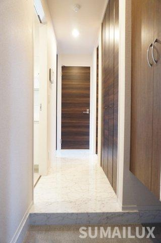 熊本市東区御領５丁目のアパートの玄関