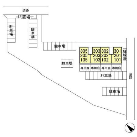エコハウスの区画図