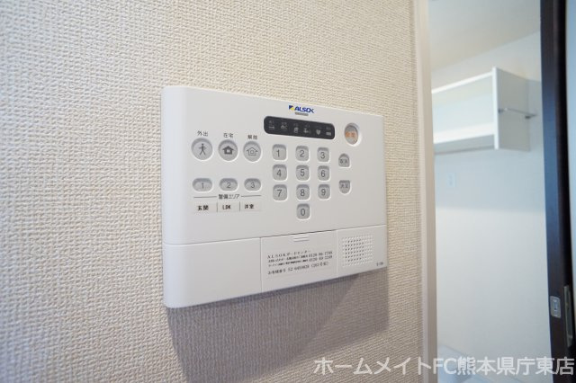熊本市東区御領５丁目のアパートのセキュリティ