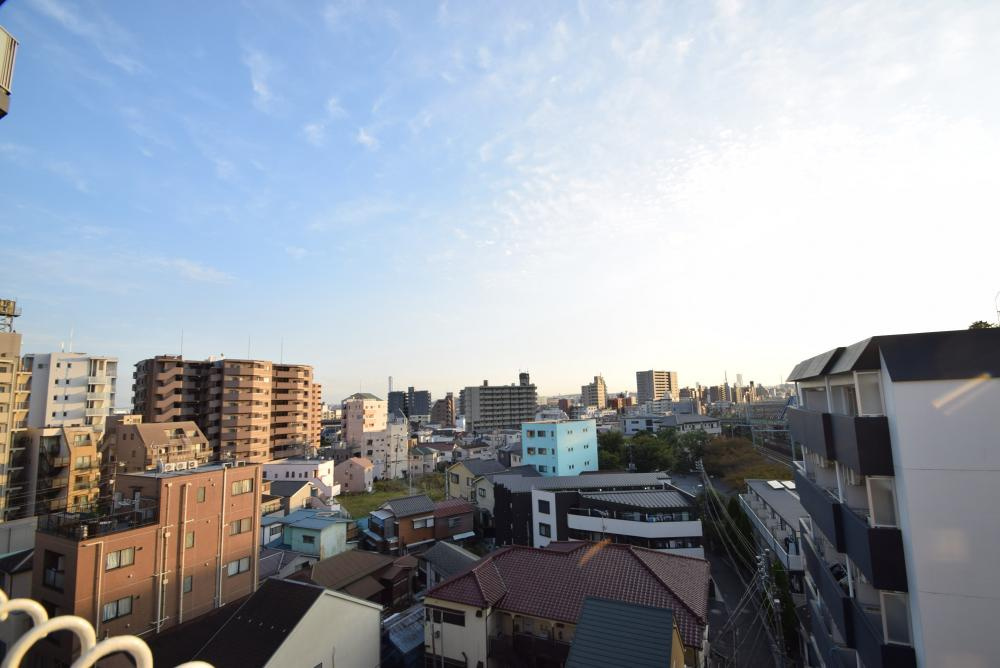 鶴見スカイマンション（鶴見区鶴見中央5丁目）の展望|眺望良好です
