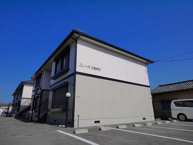 ブリーズ大安寺Cの外観|外観もきれいです