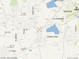 【地図】 | クレール琴山　Ｂ棟