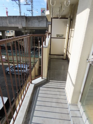 樋口マンションのバルコニー