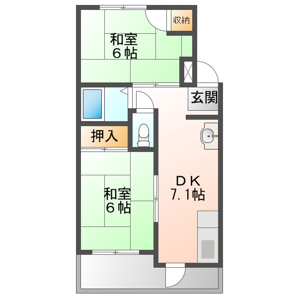 樋口マンションの間取り