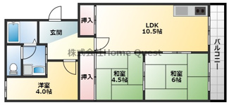 【間取り】 | チュリス久宝寺