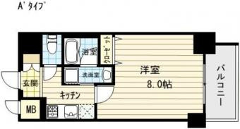 【間取り】 | レジュールアッシュ大阪城ＥＡＳＴ
