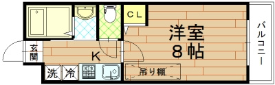 アークリード西院の間取り