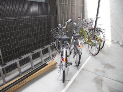 アークリード二条城北の駐車場|駐輪スペース
